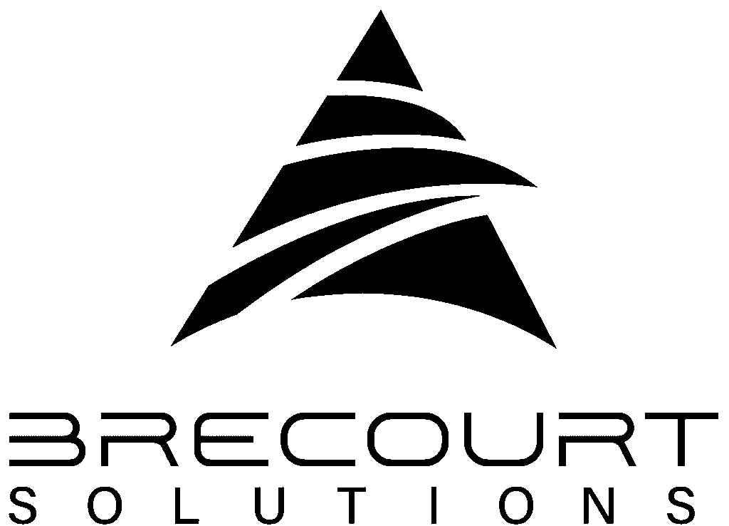 Brecourt Solutions logo stacked black font